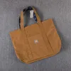 Kahat Workwear Wind Anacardi Fiore Borsa tote da uomo e da donna Borsa a tracolla in tela a doppia faccia a doppia funzione Borsa a tracolla casual artistica