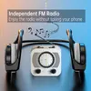 Radio Lettore MP3 Radio FM Cuffie wireless Cuffie Bluetooth 3 in 1 TypeC Scheda TF On Ear Comodi auricolari wireless con microfono