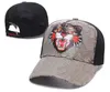 Designer Herren Baseball Caps Frau Marke Tiger Kopf Hüte Biene Schlange bestickt Knochen Männer Frauen Casquette Sonnenhut Gorras Sport Mesh Trucker Cap heißer Verkauf