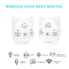 V30 Cute Audio Baby Monitor Fetal Baby Cry Vibration Alarm Reminder Portable Electronics Portable Wireless Baby Monitor