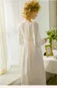 Women's Lolita Dress Ruffle Princess Sleepshirts Vintage Long Sleeve Cotton Nightgowns.Victorian Nightdress Lounge Sleepwear 240108