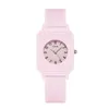 Women's high quality fashion small fresh jelly color silicone digital scale waterproof quartz watch