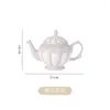 Tassen Retro Relief Keramiktasse 900 ml Teekanne Nachmittagstee Kaffeetasse und Set European Home Kitchen Drinking