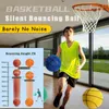 Bouncing Mute Ball Indoor Silent Basketball 24cm Espuma Basquete Silencioso Bola Macia Tamanho 7 Air Bounce Basket Ball 357 Brinquedo Esportivo 240108