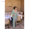 Spring Fall New Casual Dresses For Woman Sexy Lace Hollow Cut Deep V-neck Flare Long Sleeve Front Split Maxi Dress Clothes