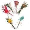 Fleurs décoratives 6 pièces Mini Bouquet sec fleur séchée mariage naturel préservé
