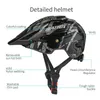 Bat LED Tail Light Cycling Safety Helmet Man Women Road Mountain Bike Bicycle Outdoor Motorcycle MTB DH Racing 240108