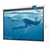 2024 Hot Electric in-Ceriing Matt White Projection Screen 새로 업그레이드 된 AI Smart 전동 천장 모든 프로젝터에 대한 오목한 AI