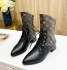 مصمم نساء Matelasse Woolen Boot Winter Martin Boots Shoe