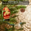Fournitures de fête SUPVOX 12 pièces cloches étoiles en métal artisanat de vacances de Noël