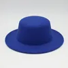 Berretti Donna Cappello a bombetta nero Lady Gentleman Cappelli Fedora da esterno Autunno inverno Uomo Jazz Feltro 6,5 cm Tesa piatta Abito casual