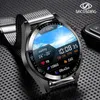 Watches 2022 New HD 454*454 AMOLED SCREEN SMART Watch Visar alltid tiden Bluetooth Ring Local Music Smartwatch Men för Android iOS