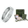 Anel de designer de moda para homens titânio aço prata anéis noivados para mulheres jóias luxo carta de amor banhado