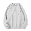 Al-Yoga Crew Szyja Pullower ciepłe bluzy Srebrne logo 3D na klatce piersiowej luźna odzież dresowa unisex swobodna moda kurtka marszarna