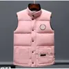 Designer Down Vest Pocket Jackets Parkas Zipper Badges Men Downs Casual Coat Canadian Tops Outwear Flera färg 146 125