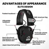 NRR23DB Slim Electronic Muff Electronic Shooting Earmuff Tactical Hunting Hearing Protective Headset High Quality 240108
