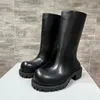 Waytt Botas en cuir à gros orteils faits à la main pour hommes