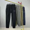 Winter Thickened Mens Pants Doublesided Polar Fleece Solid Casual Trousers Outdoor Sweatpants Cold Warm 240108