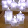 1pc 6,5 cm piccola lampada a candela a forma di lacrima, simulazione elettronica LED senza fiamma a lume di candela, luce da tè, compleanno, matrimonio, festa, vacanza, luce decorativa per scena creativa