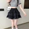 Jupes blanches et noires mini jupe femme noire harajuku mignon jupes moelleuses lolita emo esthétique alt 2023 Corée de vêtements de mode streetwear