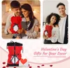 Högkvalitativ rosebjörn Artificiella blommor Rose Teddy Bear Valentine's Day gåvor till mamma fru eller barn-föddagegrester