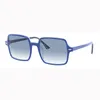 Luxury Eyeglass Square II Sunglasses Men Women Acetate Frame Top Quality Oversize Real Glass Lenses Sun Glasses with Leather Box Gafas De Sol