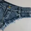 Ladiguard 2022 Nieuwe Sexy String Denim Shorts Damesmode Gescheurde Korte Jeans Zomer Slipje Dames Vintage Knop Rits Hotpants YQ240108