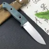 Bıçak BM 162 Sibert Bushcraft Sabit Bıçak Avı Bıçağı Kalitesi S30V Damla Noktası Stil Bıçak G10 Sap Zengin Deri Kılıf