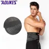 AOLIKES ceinture de soutien de taille noire ceinture lombaire taille inférieure Double ceinture arrière réglable pour soulager la douleur accessoires de sport de gymnastique 240108