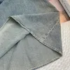 Sıradan Elbiseler Spagetti kayış denim yüce A-line elastik yüksek wasit düz renkler femme vestidos Kore moda sıska elbise