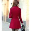 Spring Autumn Trench Coats Women Slim Double Breasted Ladies Overcoat Long Female Windbreakers Red Navy Camel Outerwear 240108