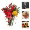 Fleurs décoratives 6 pièces Mini Bouquet sec fleur séchée mariage naturel préservé