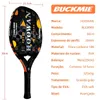 Hoowan Buckmie Beach Tennis Gracket 18K Carbon Fiber T700 Full Frame Surface Soft Soft Eva Foam Core 20mm 240108