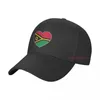 Kogelcaps meer kleur vanuatu vlag hart unisex verstelbare snapback honkbal cap mannen vrouwen buiten hiphop voor zomercadeau