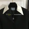 Prendas de abrigo de color en contraste para mujer, chaqueta con botones de diamantes de imitación, traje con cuello de solapa, chaquetas, abrigo informal de diseñador