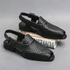 Mens Sandals Summer Beach Men Outdoor Business Casual Breattable Fashion Slippers Bankett Mules Garden Shoes