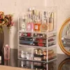 Storage Boxes Cosmetic Box With Large Capacity Drawers Can Be Stacked Skincare Shelves Desktop Acrylic Transparent Makeup