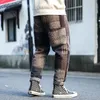 Pantaloni da uomo stile cinese retrò taglie forti lana casual abbigliamento da uomo pantaloni larghi harem etnici oversize Harajuku