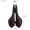 Bike Saddles Bike Saddle Silicone Cushion Cycling Seat PU Leather Surface Silica Filled Gel TimeTrial Comfortable Shockproof Bicycle SaddleL240108