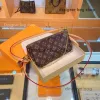 デザイナーバッグ小さなデザイナーバッグ高品質のショルダーバッグポシェットクロスボディバッグ女性ファッションブランドハンドバッグ高級ミニウォレットブラウンフラワーチェック財布