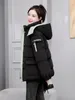 Trenchs de femmes manteaux épais poches à capuche décontracté coton Parkas hiver vers le bas style coréen bureau dame vêtements automne veste pour femmes