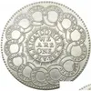 Arts et artisanat États-Unis 1 dollar La monnaie continentale 1776 Laiton plaqué Sier Copie Pièces Drop Livraison Maison Jardin Cadeaux Dhrwf