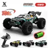 1 16 RC Samochód z LED 24G bezszczotkował 4WD 70 kmh duża szybkość zdalnego sterowania poza drogą 4x4 Monster Truck Toys