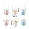 Storage Boxes Rotating Bucket Cosmetic Make Up Organiser Brush Case With Lid Dropship