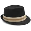 Berretti 2 Taglie Genitore-bambino Uomo Donna Bambini Bambini Classico Cappelli Fedora in paglia Estate Trilby Cappellino Jazz Cappellini da spiaggia Viaggi all'aperto