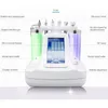 6 en 1 Hydra Dermabrasion Aqua Clean soins de la peau BIO lumière RF vide nettoyage du visage Hydro eau oxygène Jet Peel Machine125