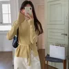Frauen Pullover Sueter Mujer 2024 Frühling Sommer Langarm Top Wolle Acryl Pullover Frauen Koreanische Mode Pull Femme