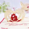 greeting cards wedding cards pop up cards congratulation greeting card handmade lovers card Valentine039s Day card with envelop4829042