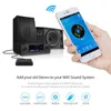 Speakers Augustus Wr320 Draadloze Bluetooth Wifi Dlna Airplay Ontvanger voor Luidspreker/versterker Multiroom Muziek Audio Adapter met Kabel