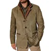 Men's Jackets Mens Slim Fit Trench Coat Vintage Style Outwear Long Sleeve Jacket Classic Lapel Perfect For Fall And Holiday
